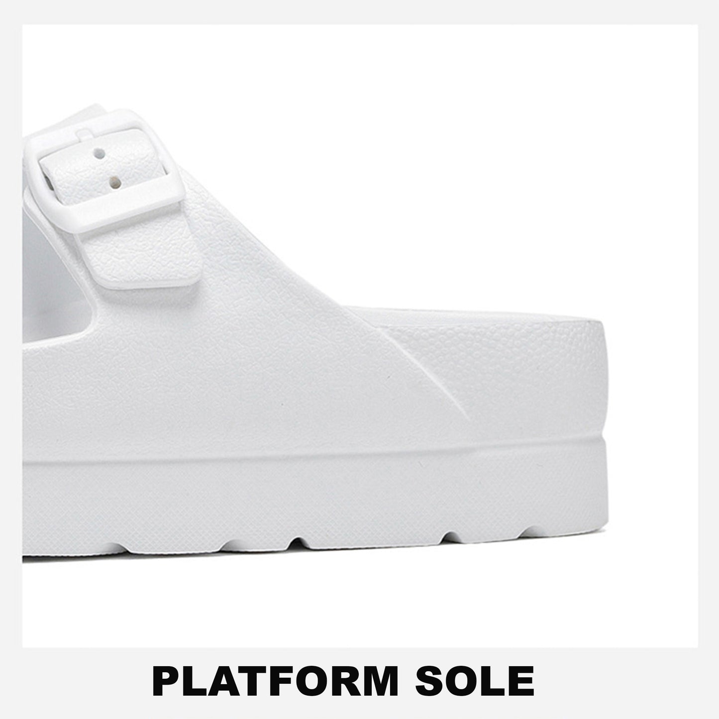 Buddy Platform Double Buckle Sandals