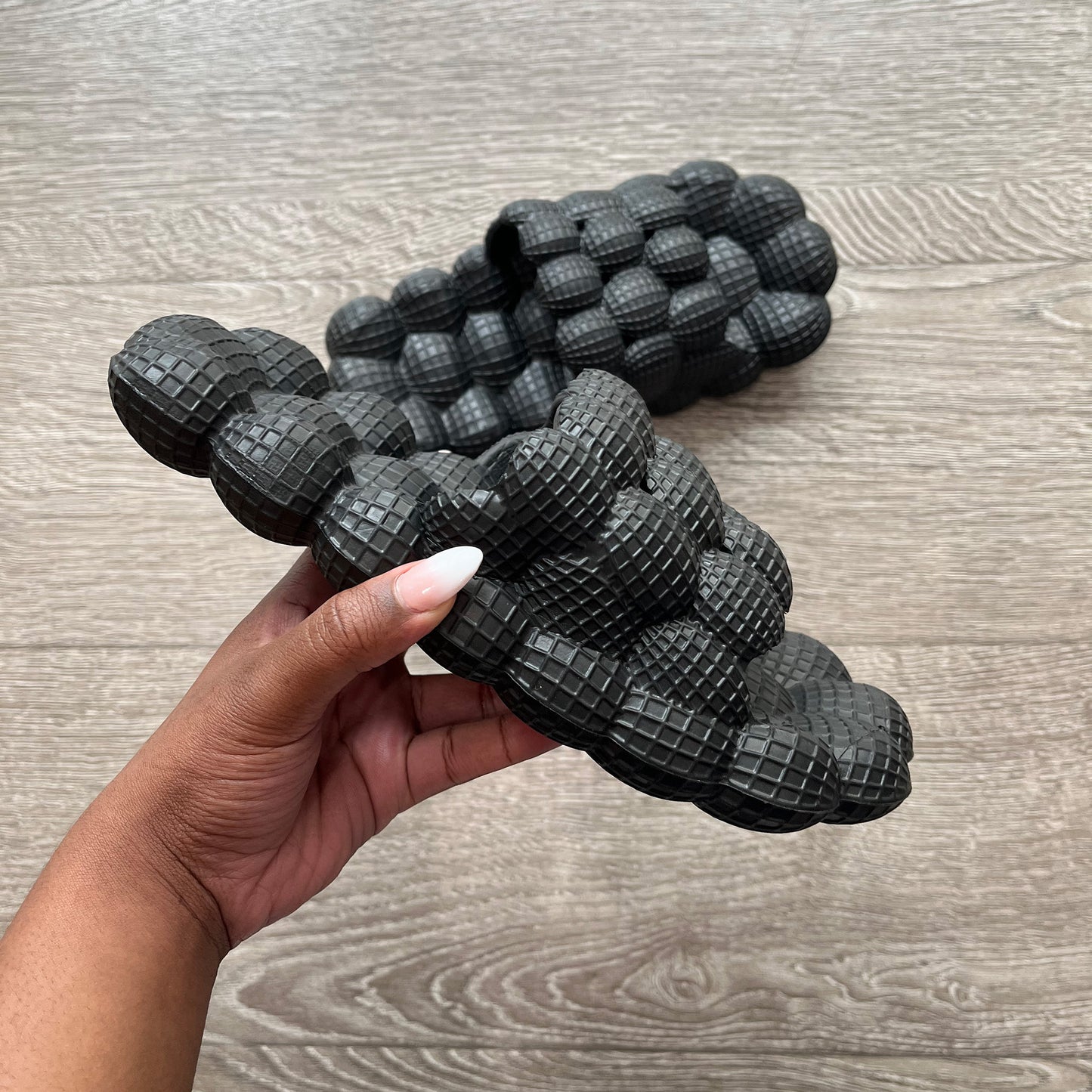 Golf Open Toe Bubble Slides