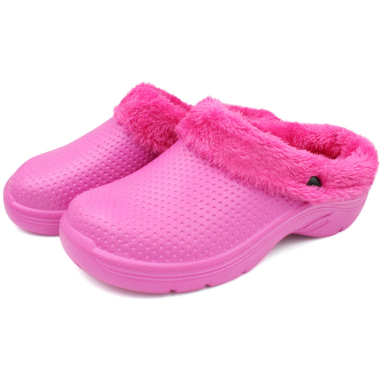 Snow Fur Lined Garden Clogs