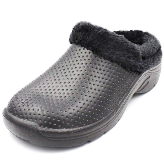 Snow Fur Lined Garden Clogs