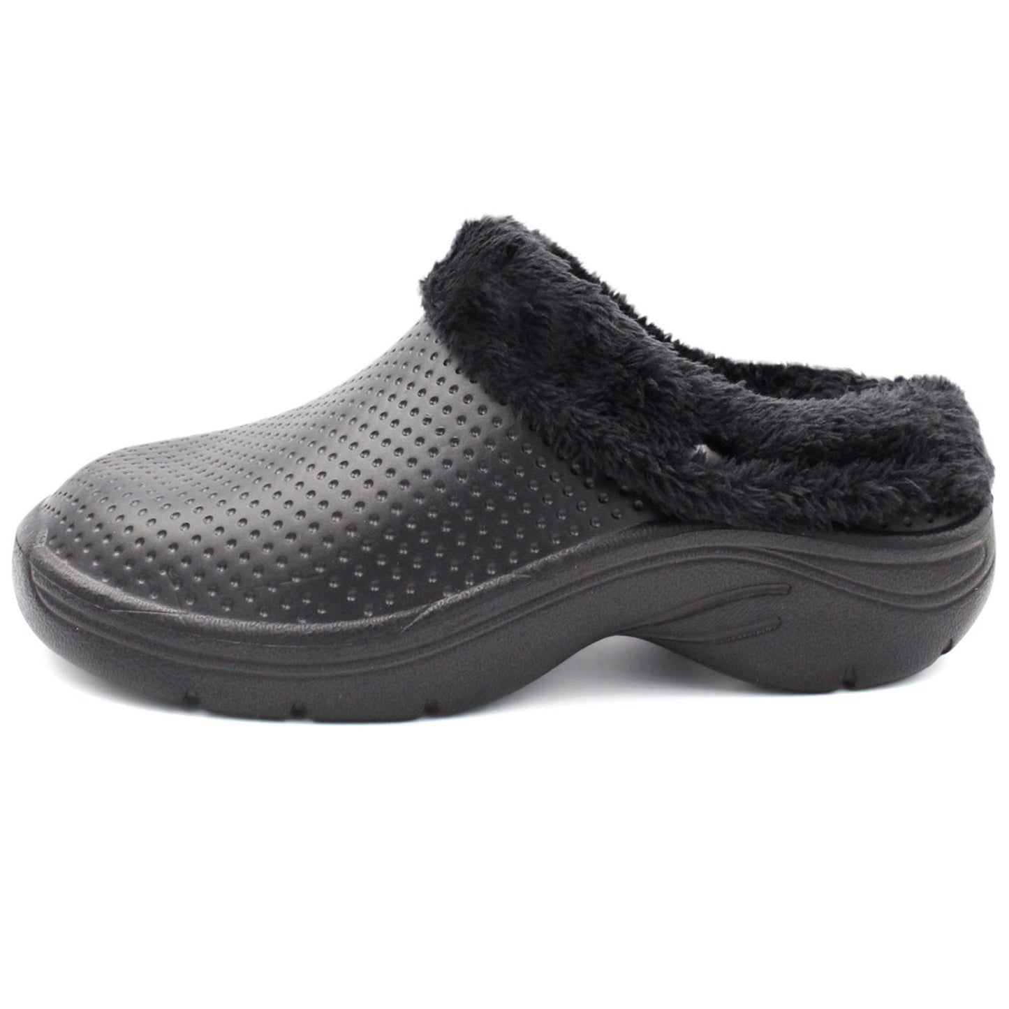Snow Fur Lined Garden Clogs
