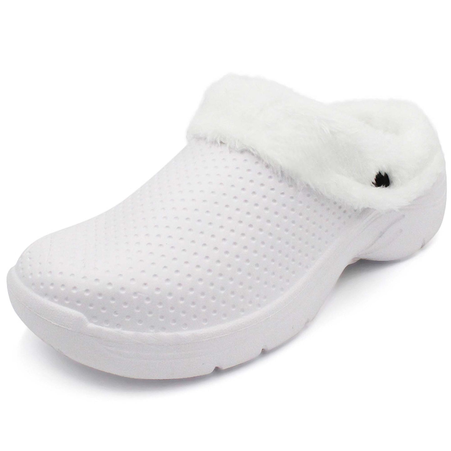 Snow Fur Lined Garden Clogs