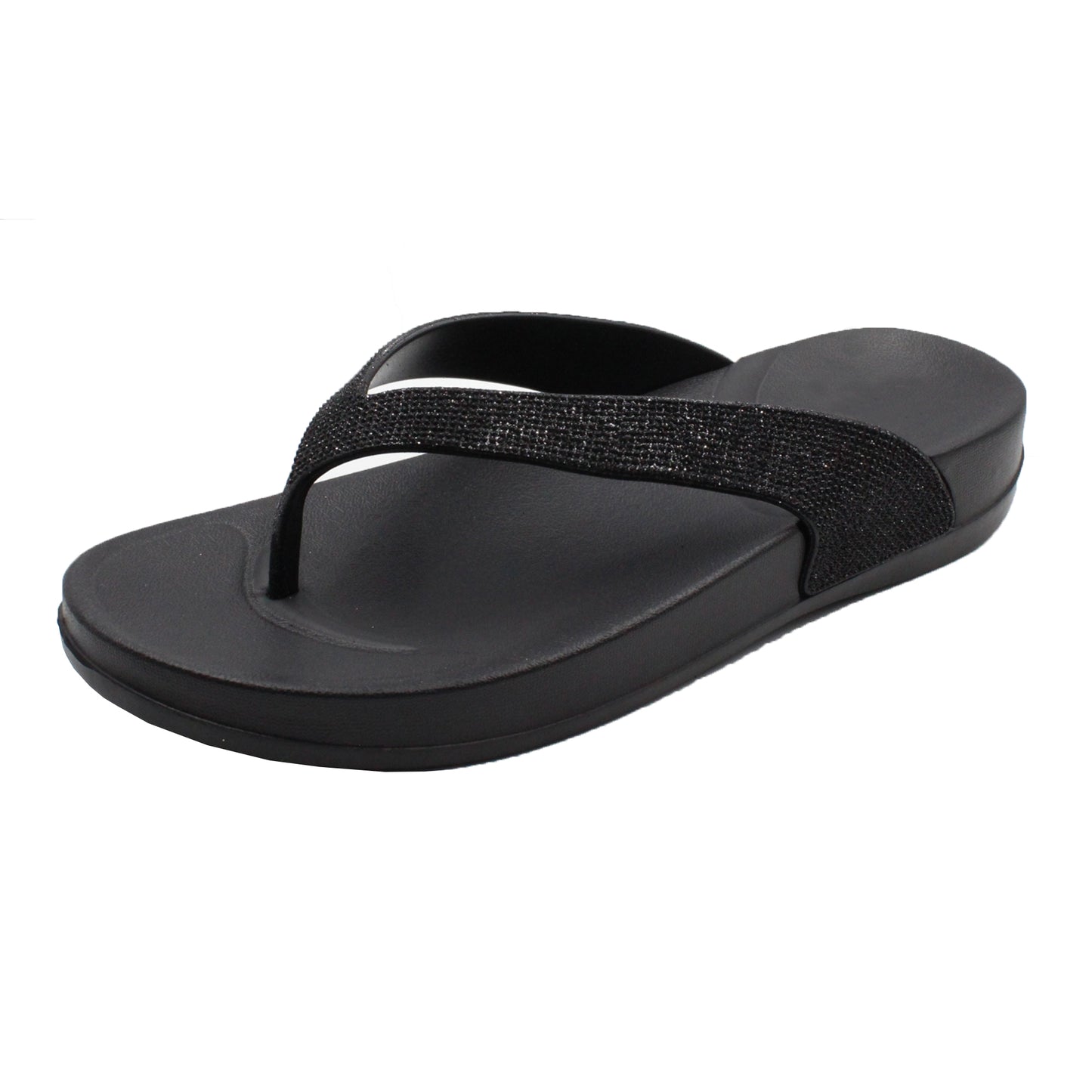 Charm Rhinestone Flip Flops