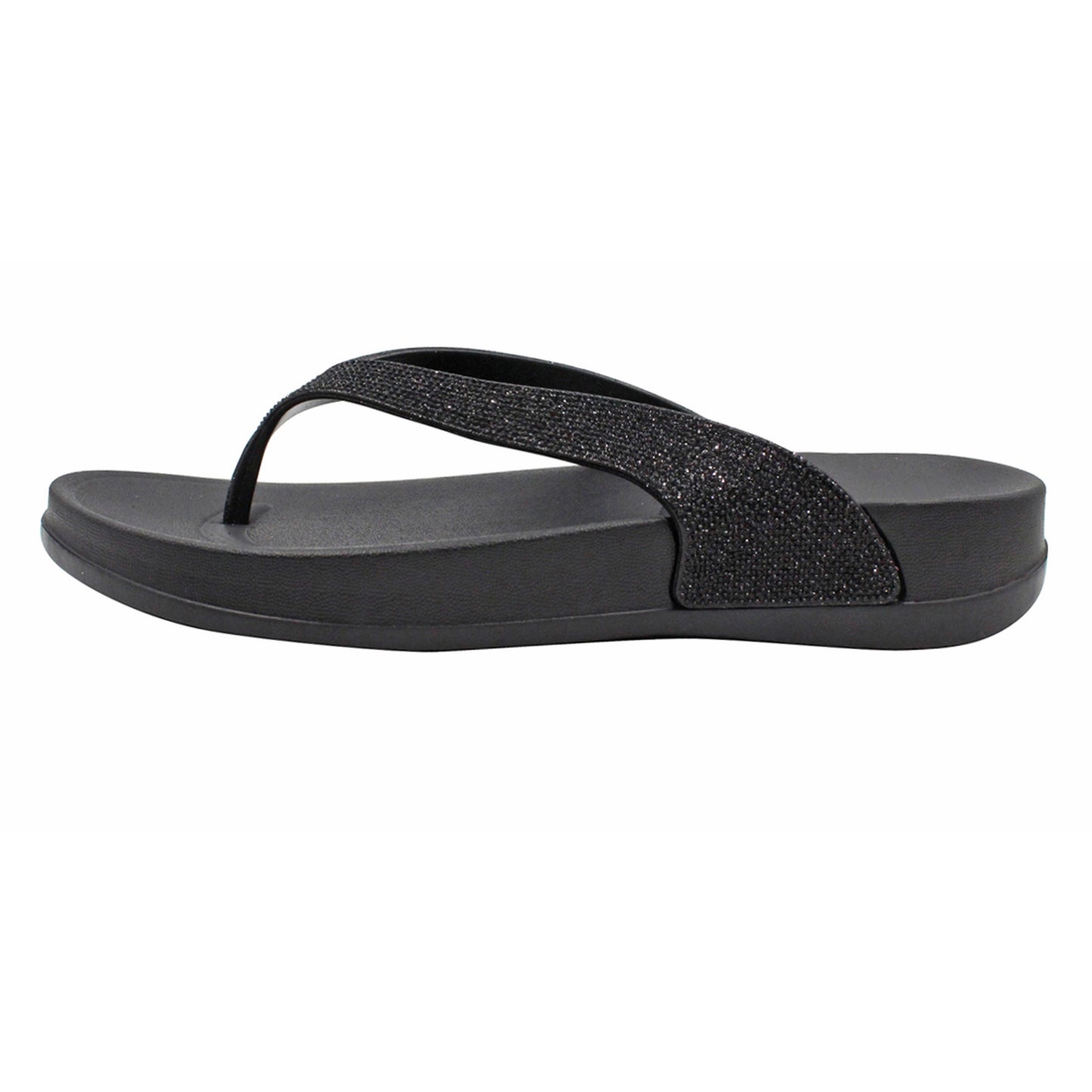 Charm Rhinestone Flip Flops