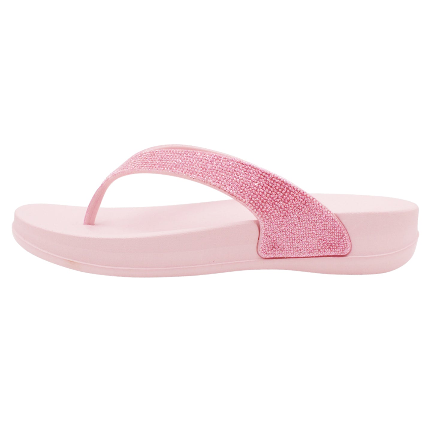 Charm Rhinestone Flip Flops