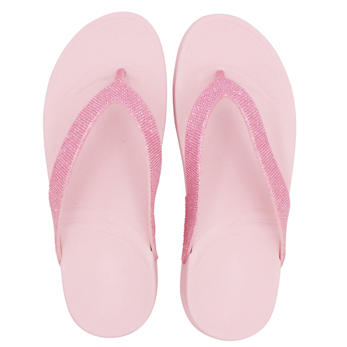 Charm Rhinestone Flip Flops