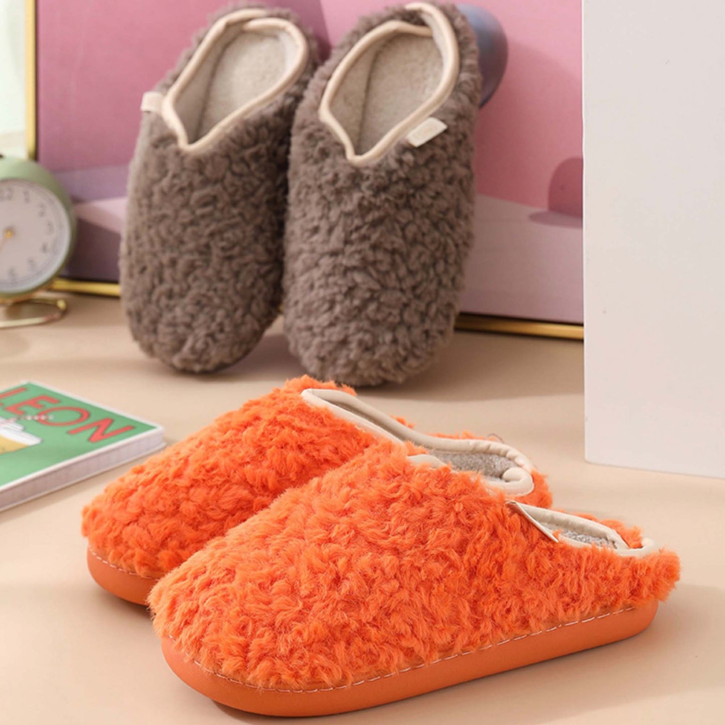 Sheep Faux Fur Slippers