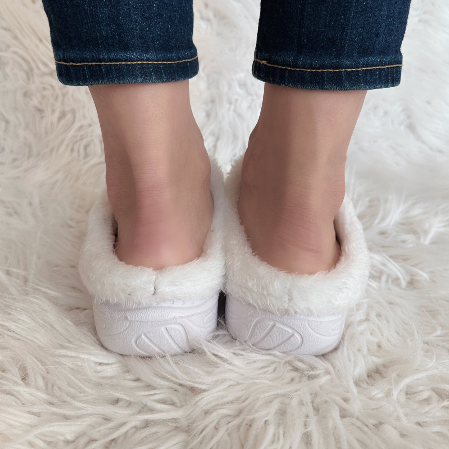 Snow Fur Lined Garden Clogs
