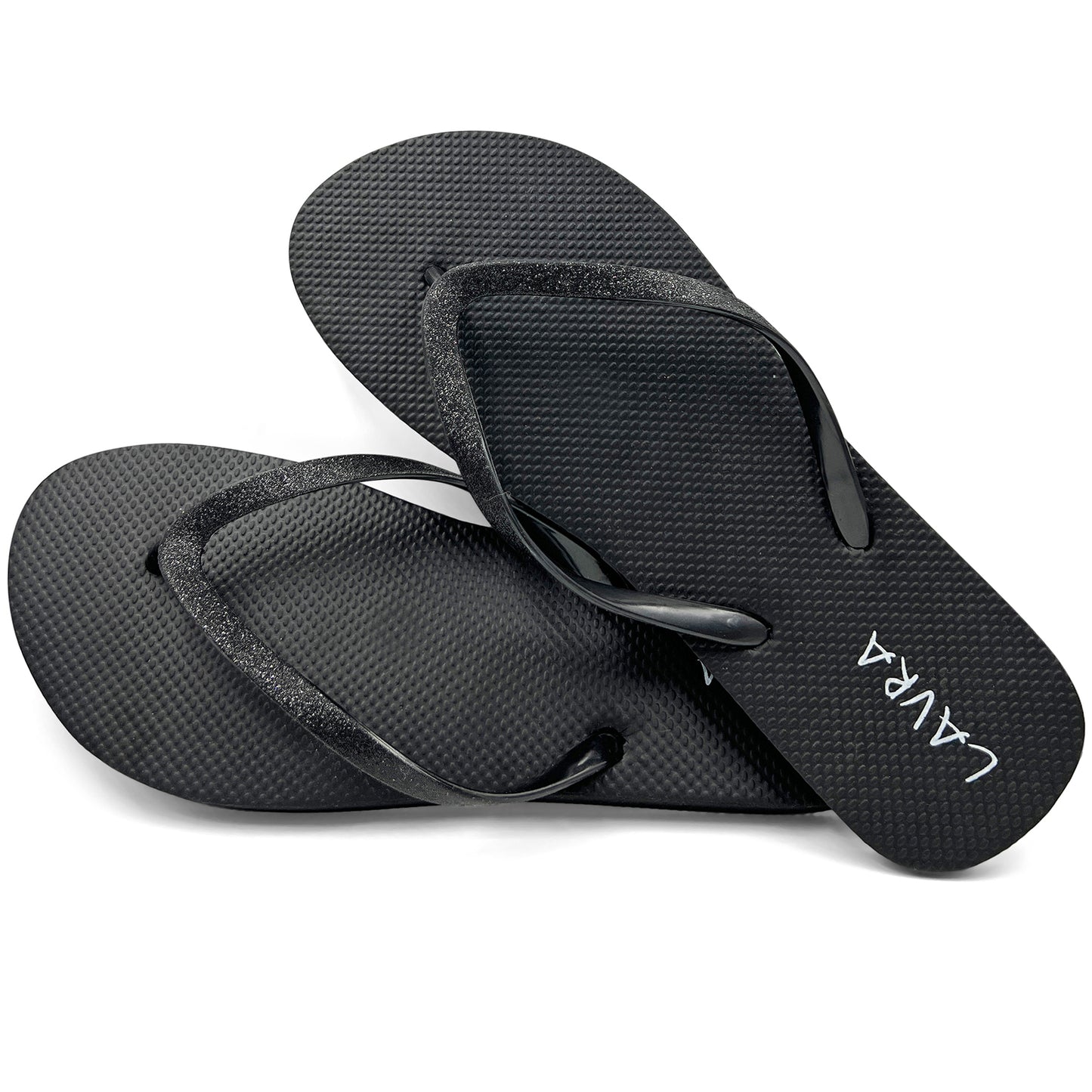 Dime Piece Glitter Flip Flops
