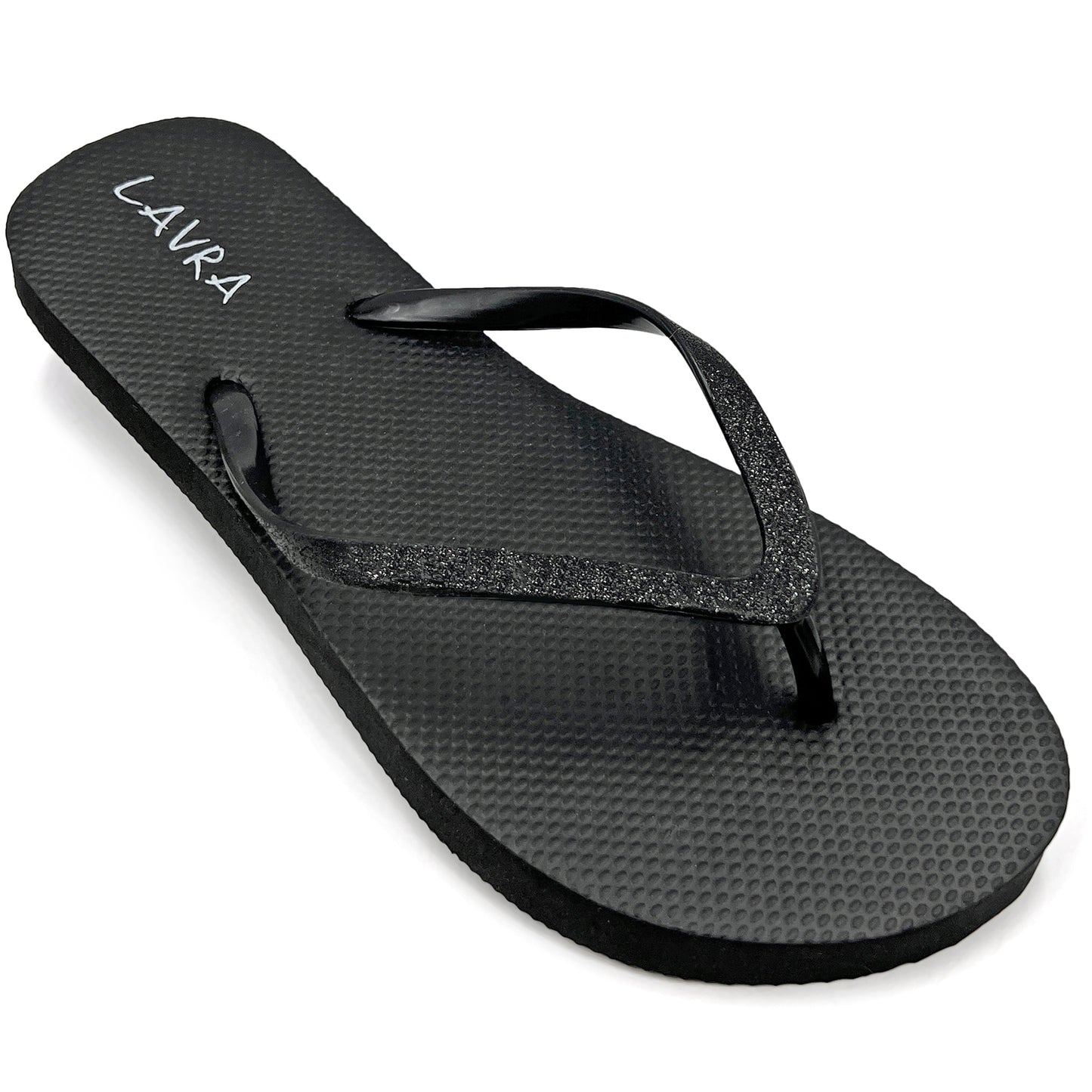 Dime Piece Glitter Flip Flops