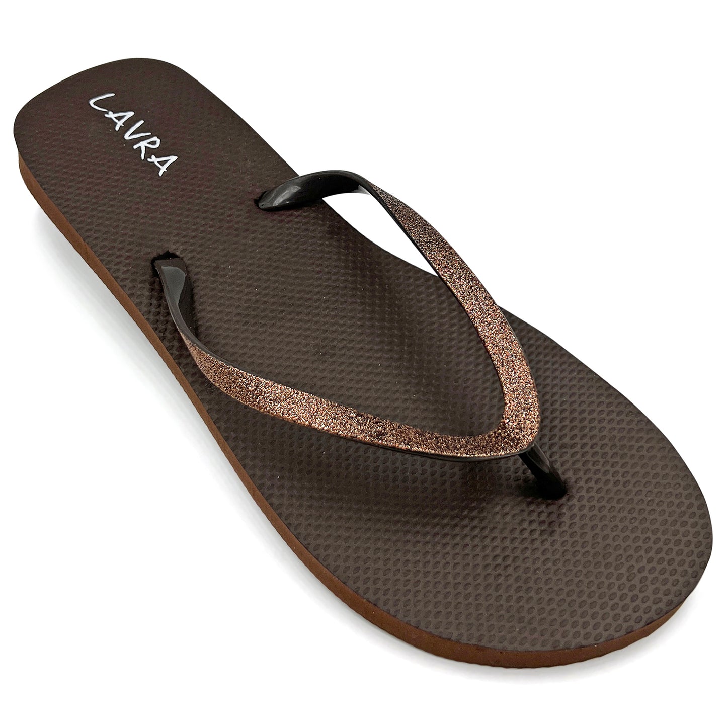 Dime Piece Glitter Flip Flops
