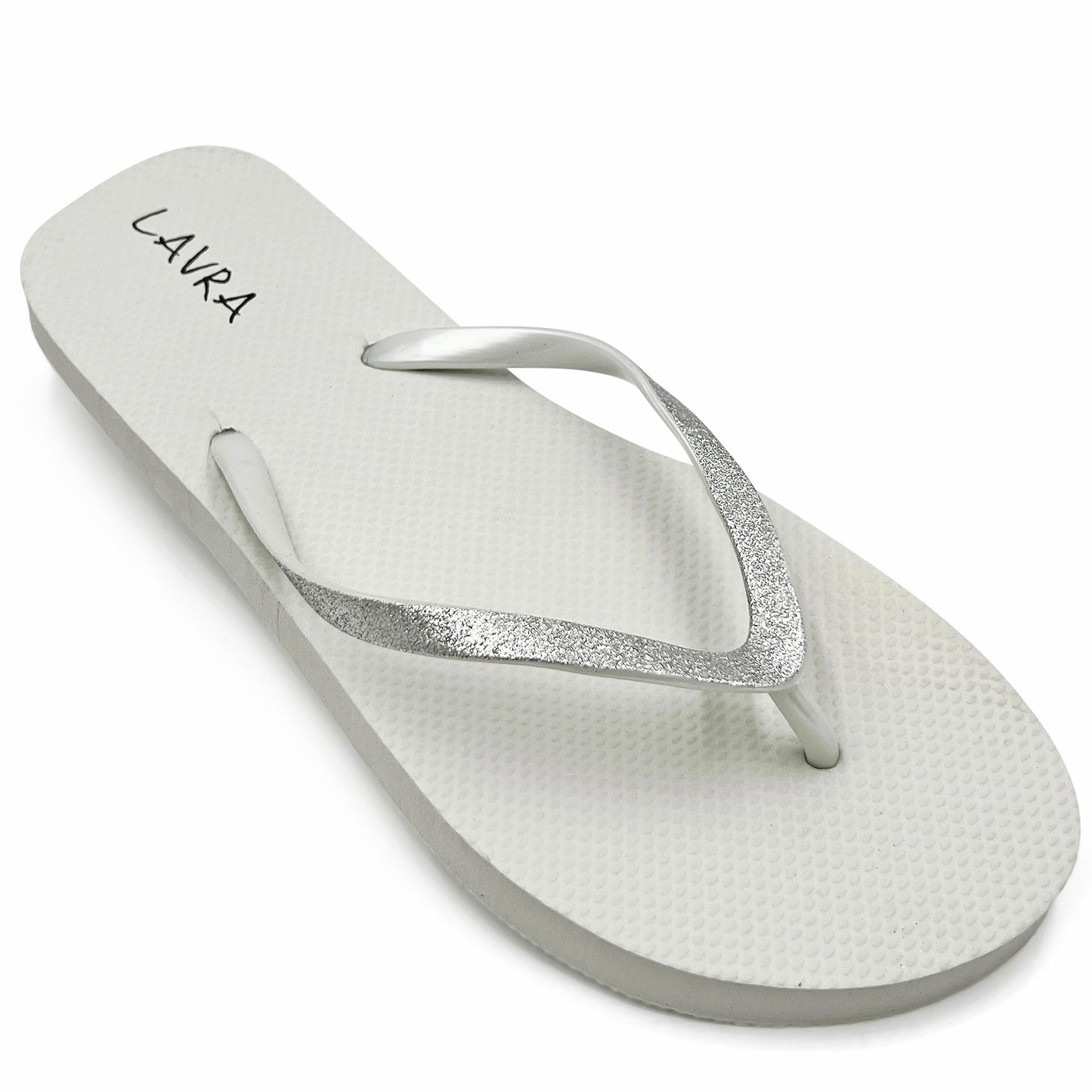 Dime Piece Glitter Flip Flops