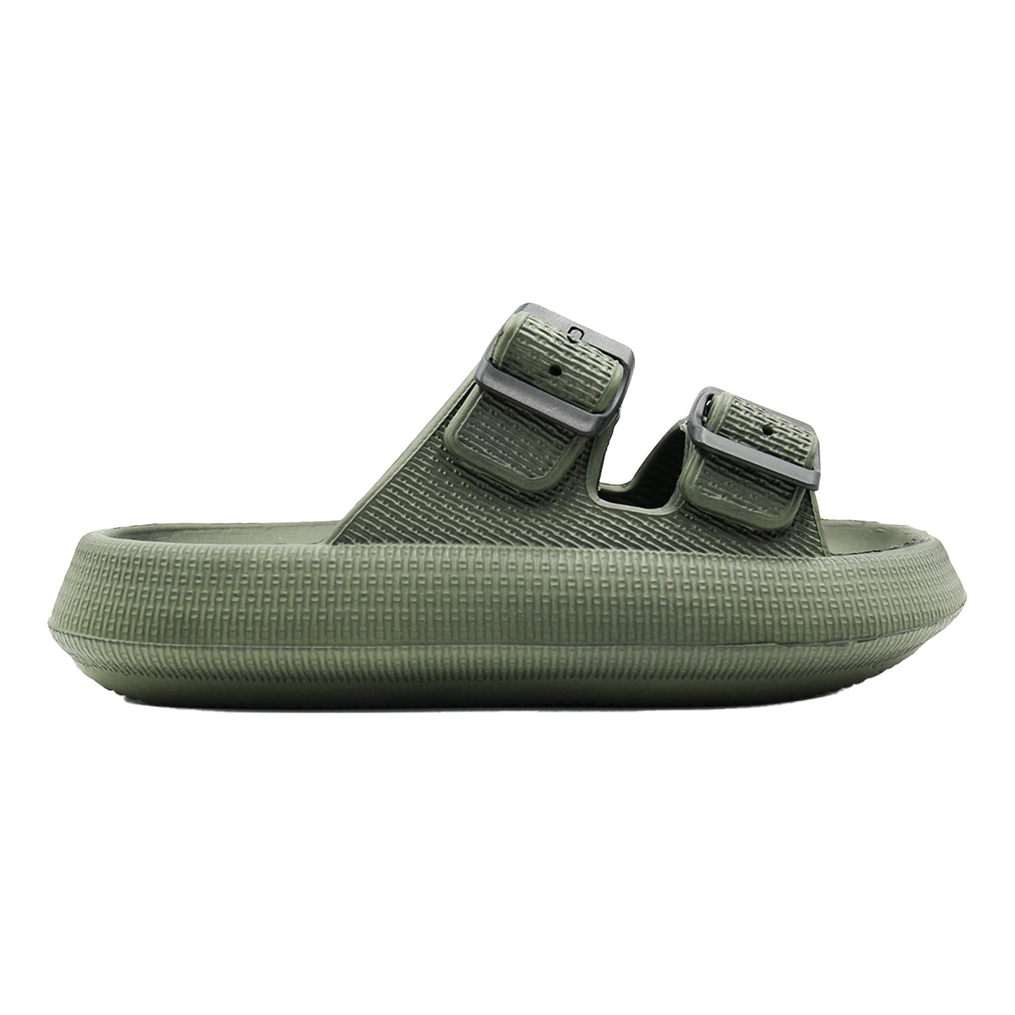 Tiffany Double Buckle Cloud Slides