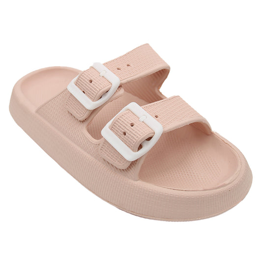 Tiffany Double Buckle Cloud Slides