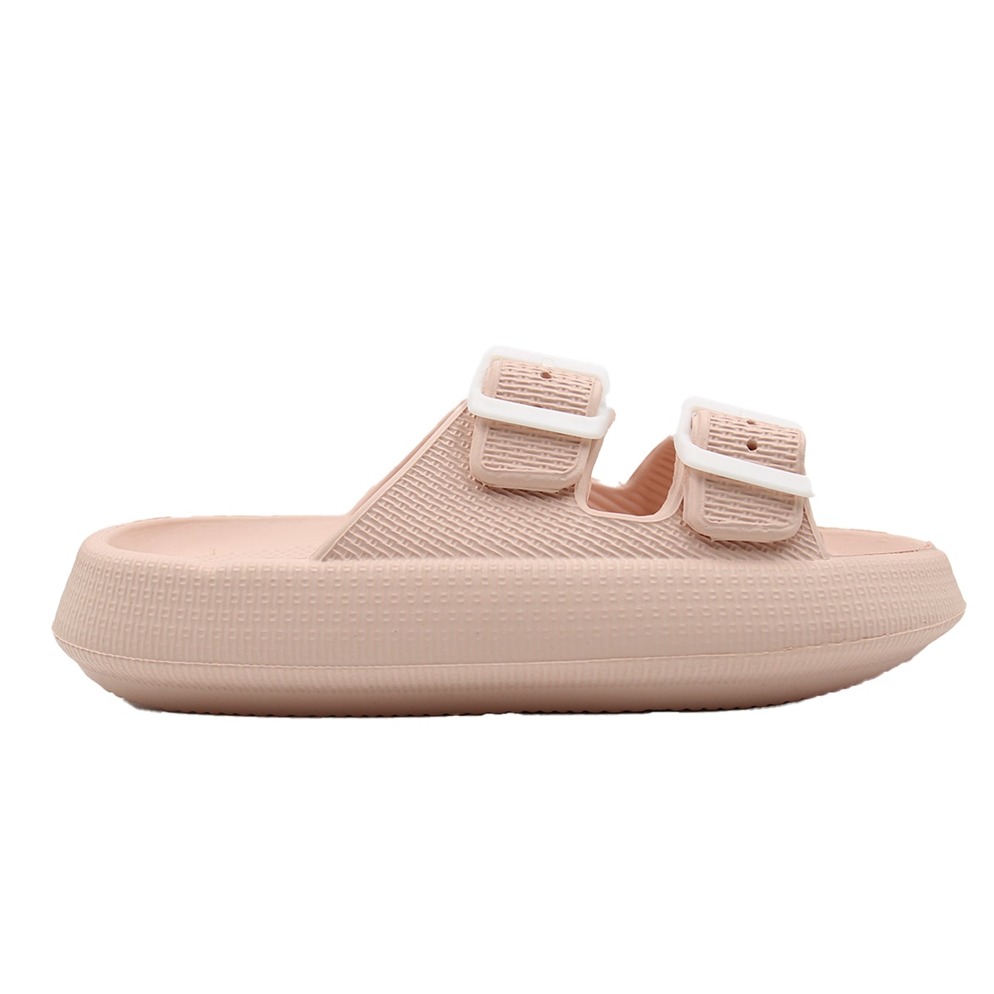 Tiffany Double Buckle Cloud Slides