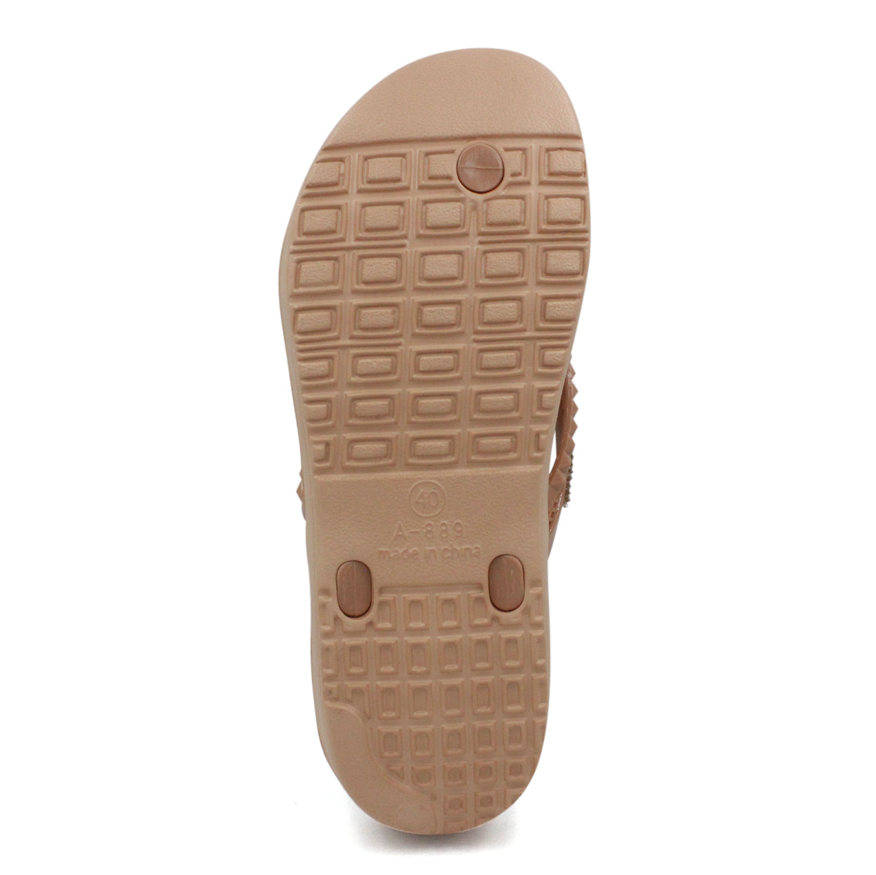 Charm Rhinestone Flip Flops