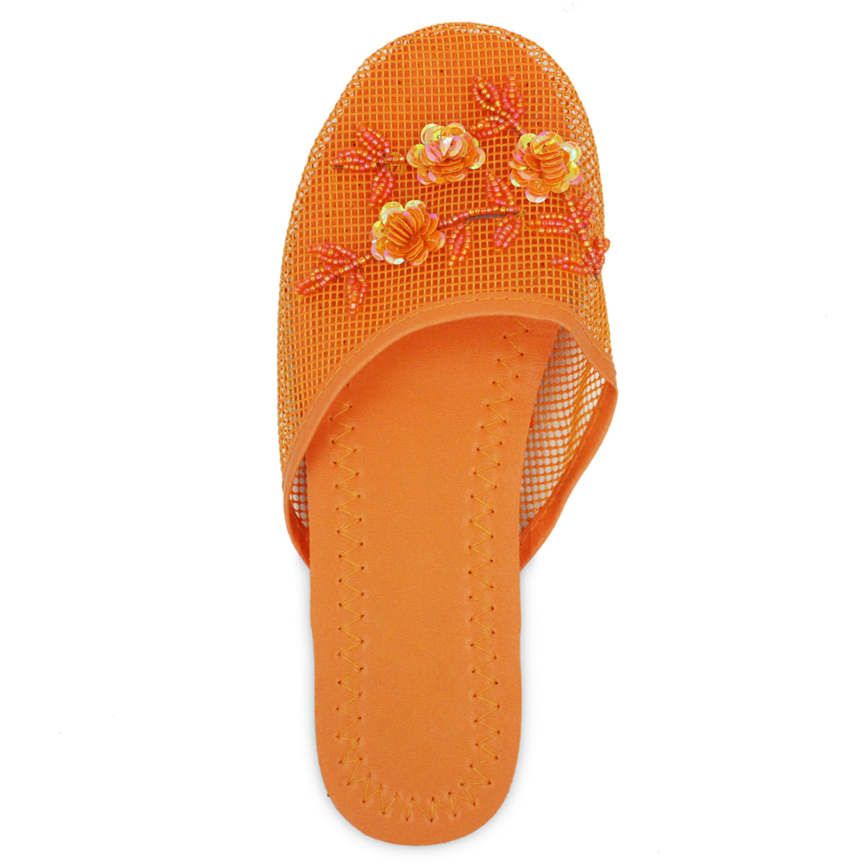 Slip On Mesh Chinese Sandals