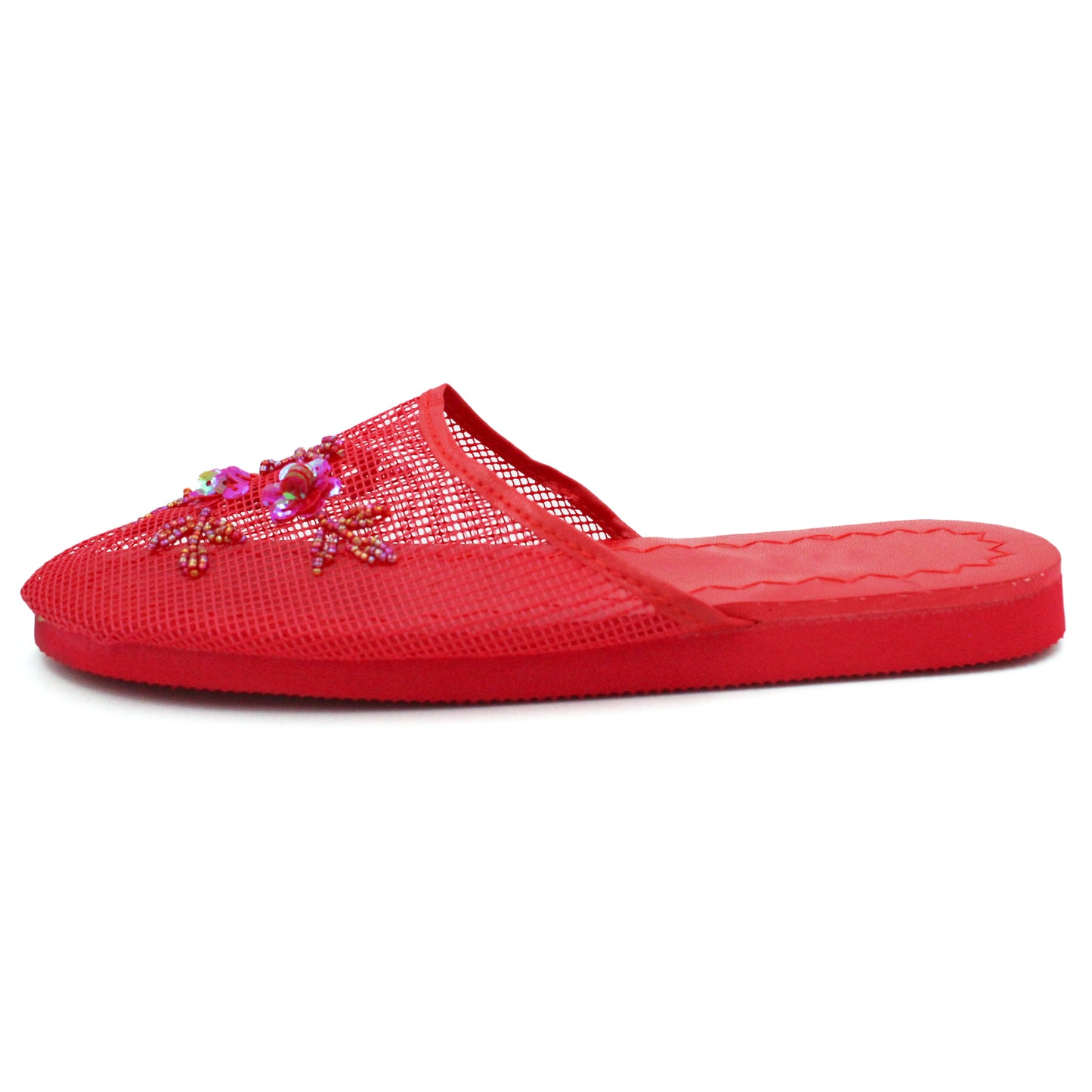 Slip On Mesh Chinese Sandals