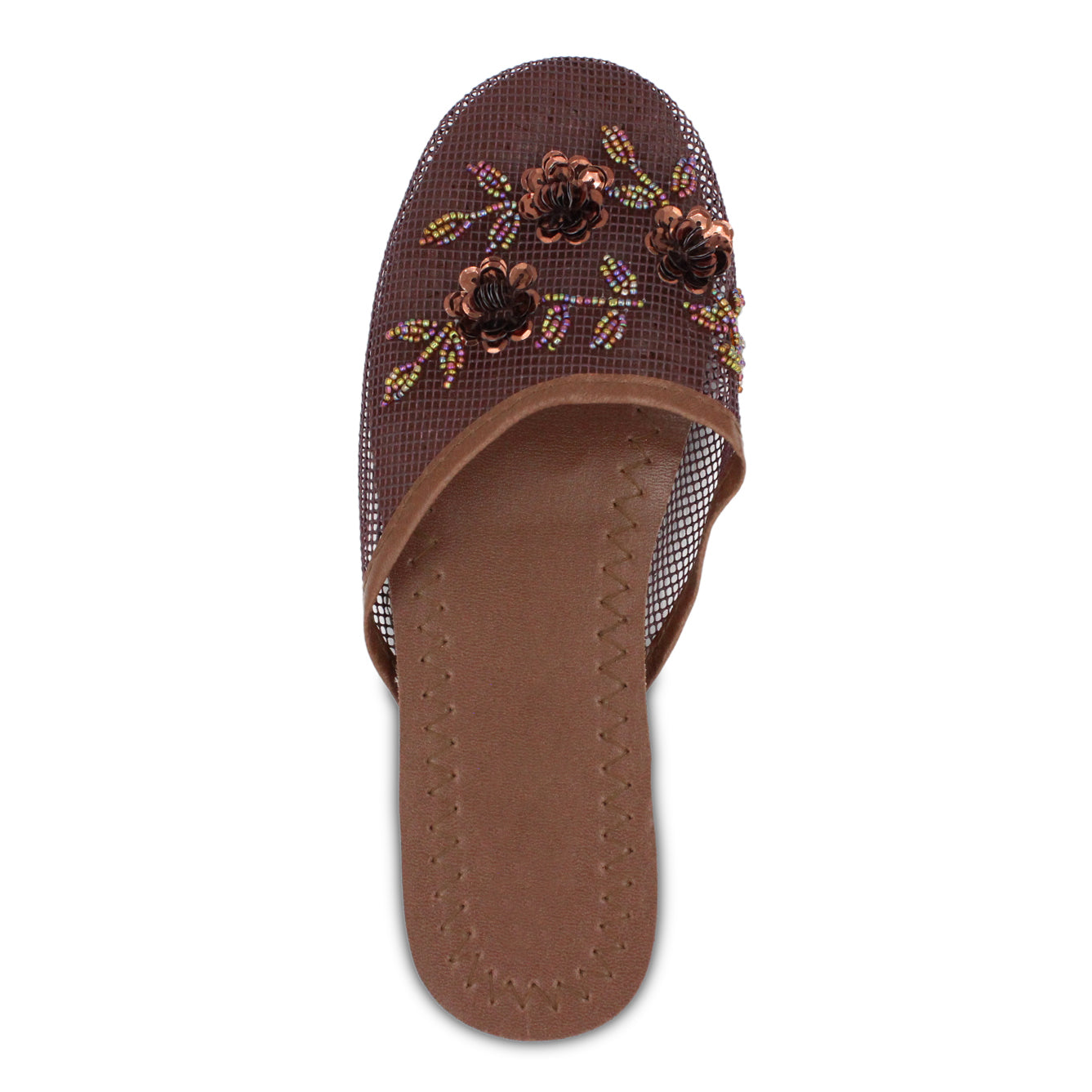 Slip On Mesh Chinese Sandals