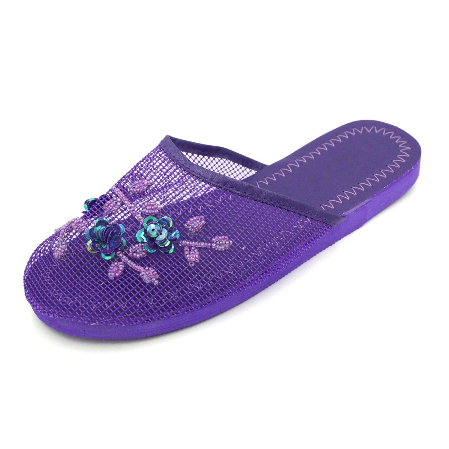 Slip On Mesh Chinese Sandals