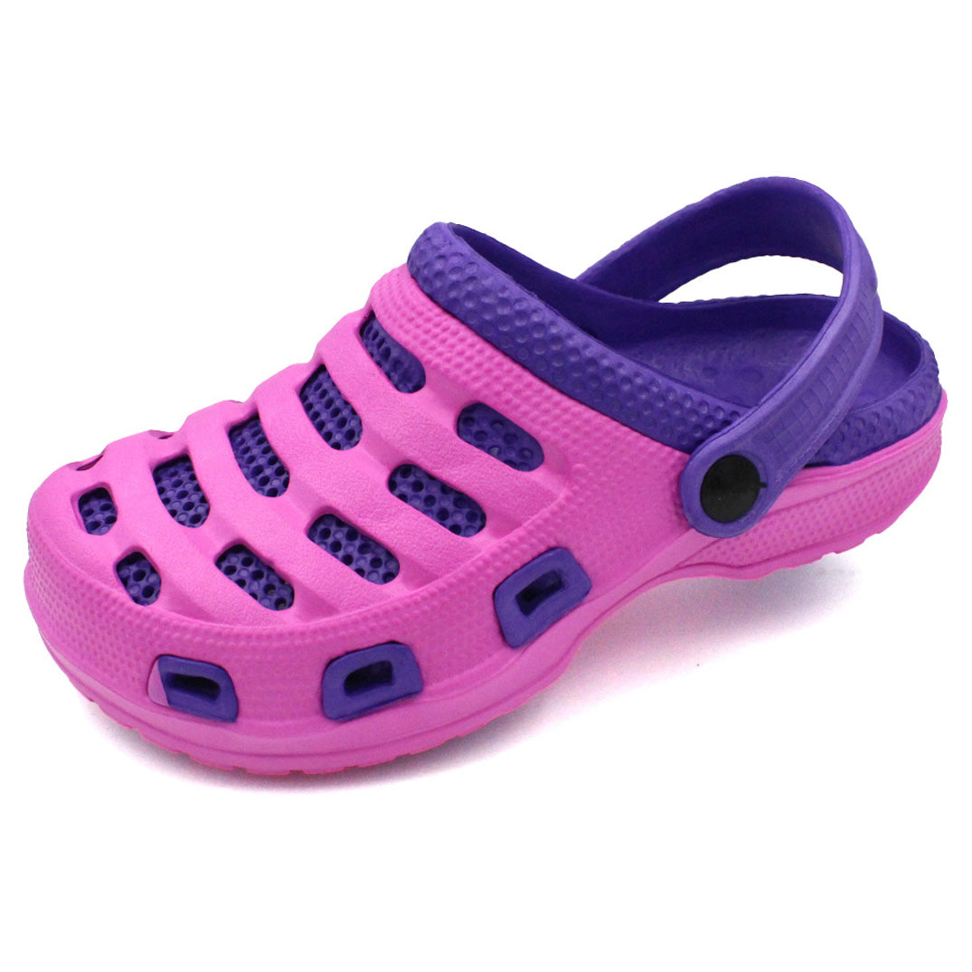 Dino Two-Tone Garden Clogs