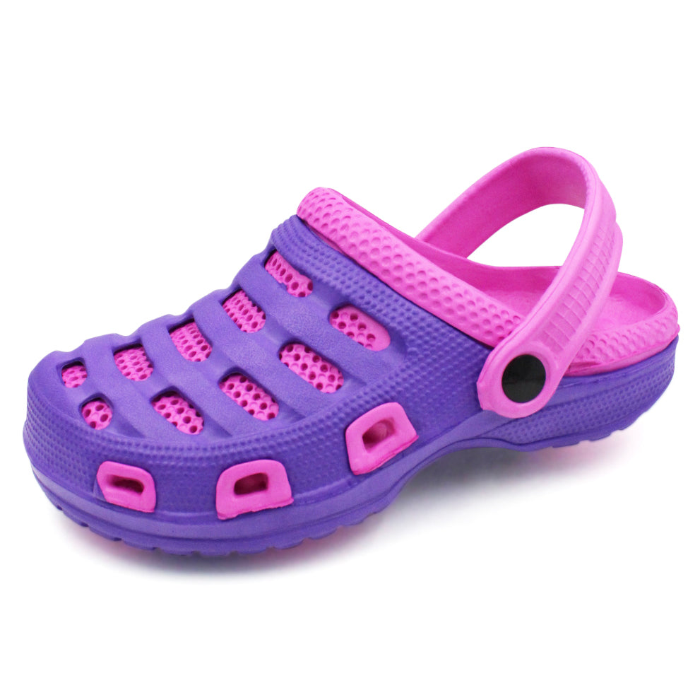 Dino Two-Tone Garden Clogs