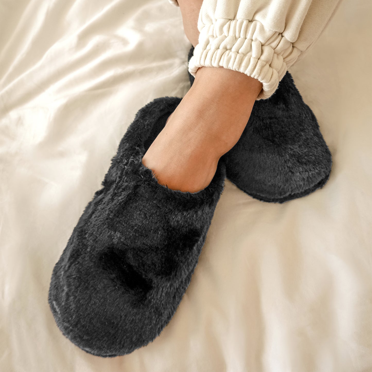Boo Fuzzy Slippers