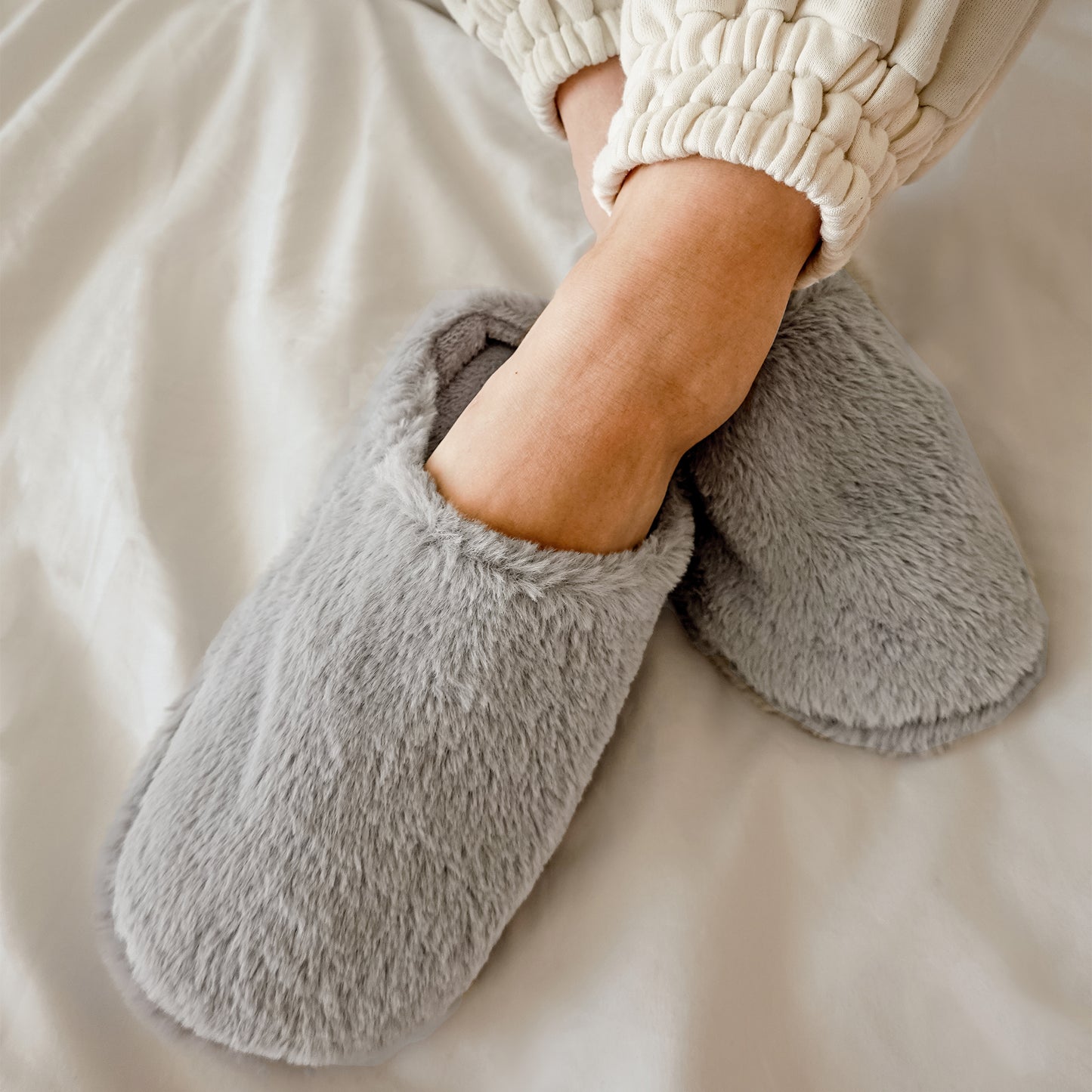 Boo Fuzzy Slippers