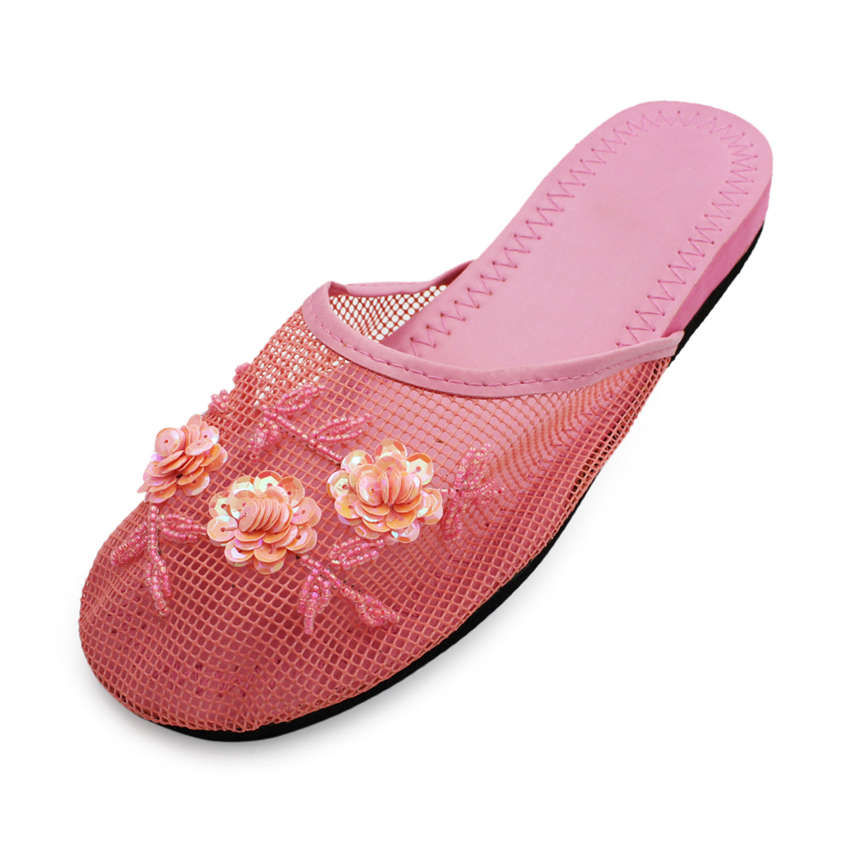 Slip On Mesh Chinese Sandals