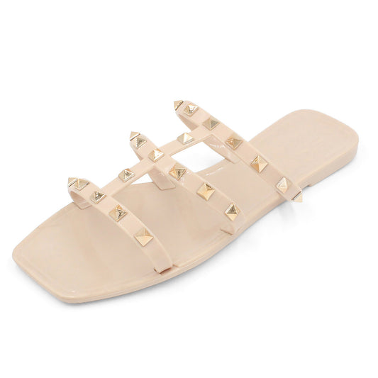 Beronica Studded Jelly Sandals