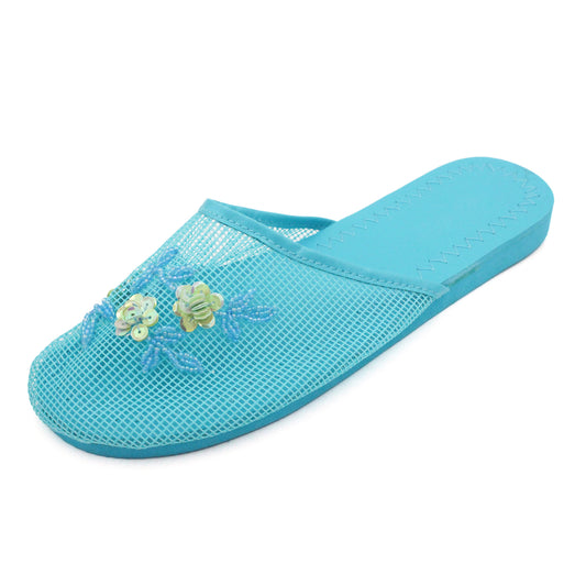 Slip On Mesh Chinese Sandals