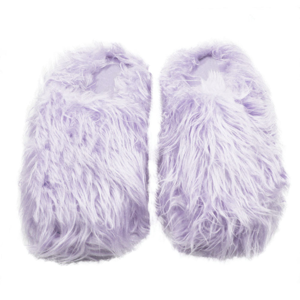 Purple fluffy deals slippers