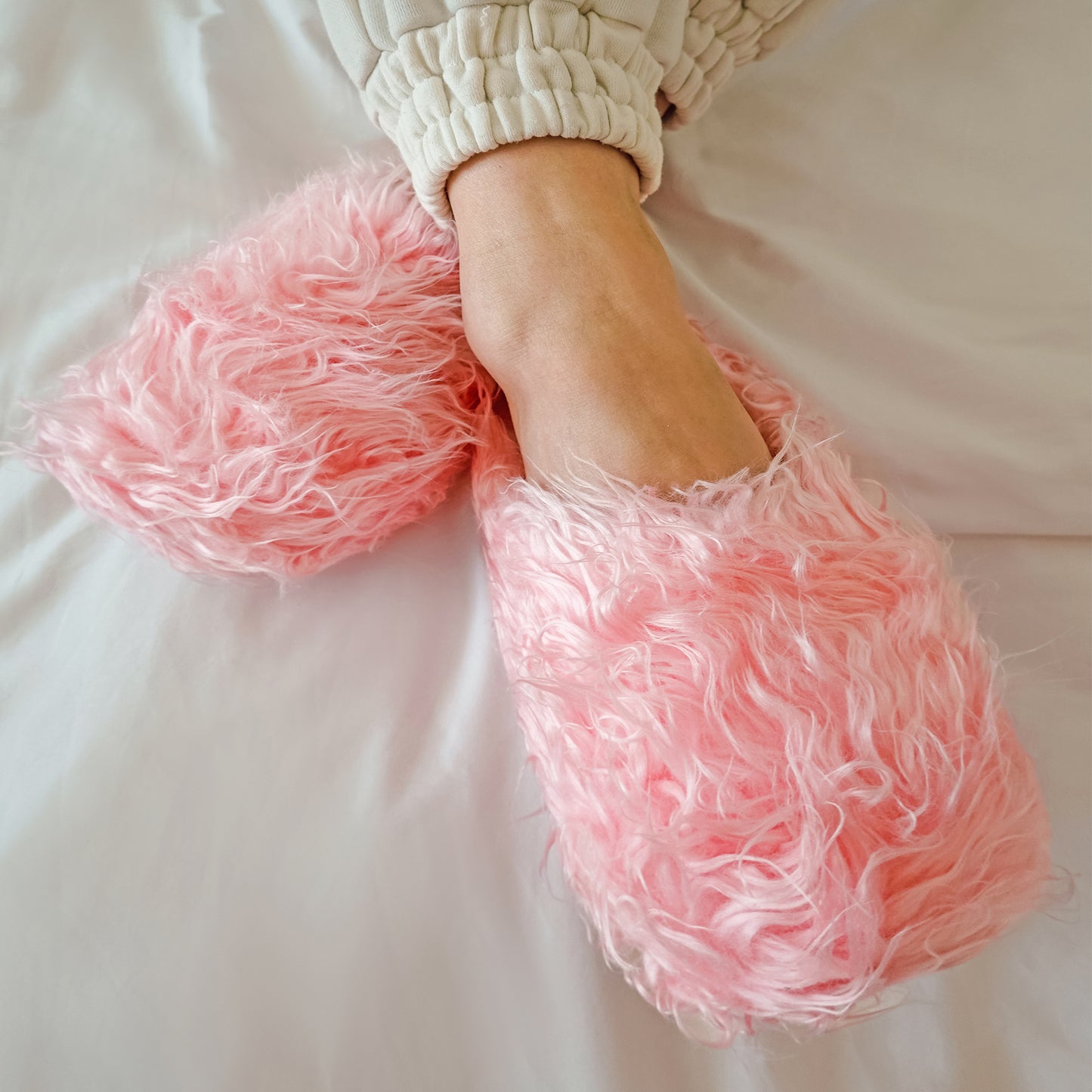 Boo Fuzzy Slippers